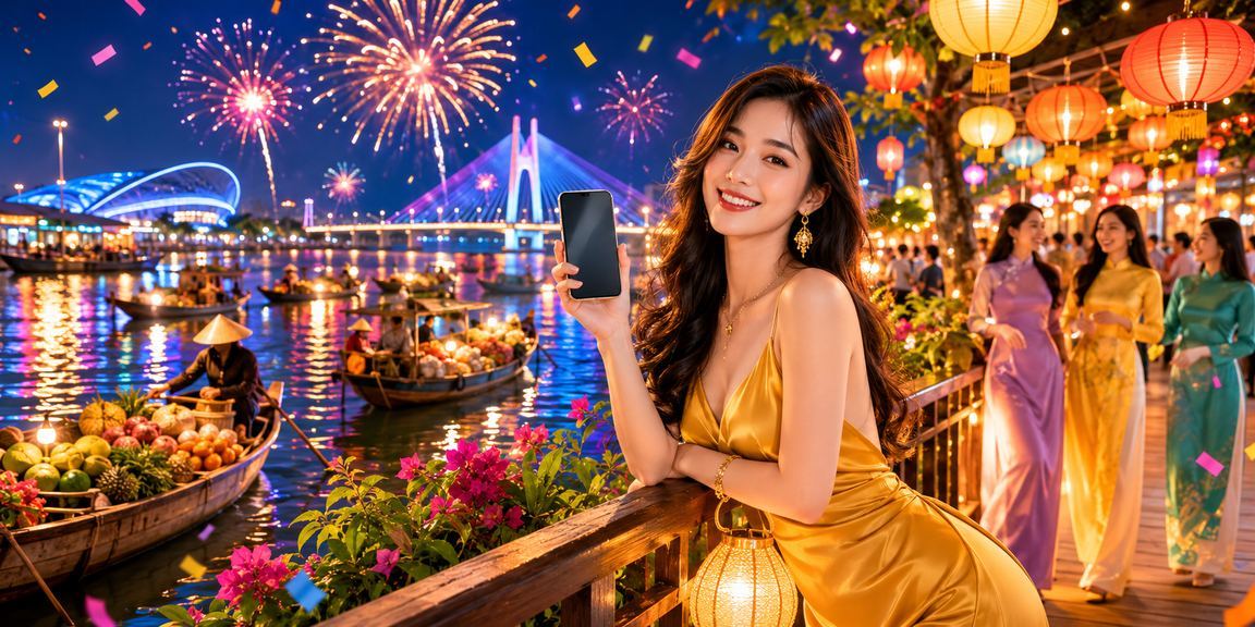 Người chơi thư giãn tại chợ đêm Cần Thơ với tinh thần giải trí lành mạnh