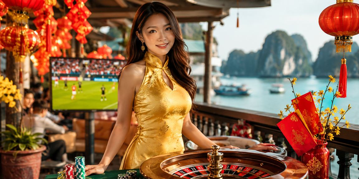 Người chơi Hà Nội trải nghiệm Roulette live casino với trang phục áo dài truyền thống